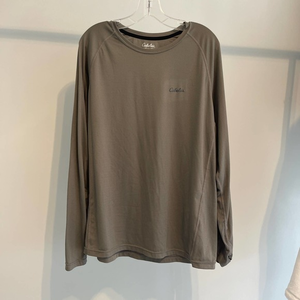 Cabela's Grey Lightweight‎ Longsleeve Athletic Shirt 2XL Pre-owned